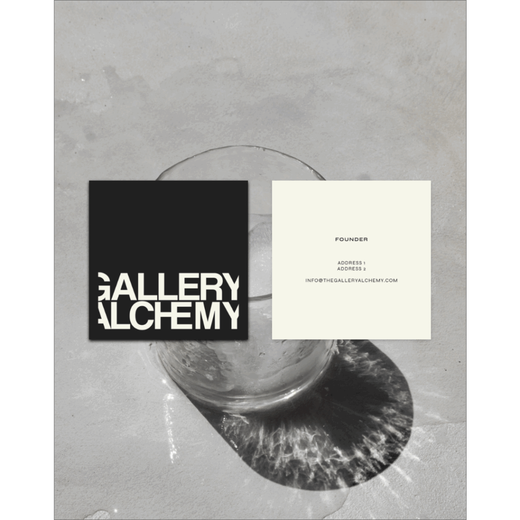 Gallery alchemy business card idea